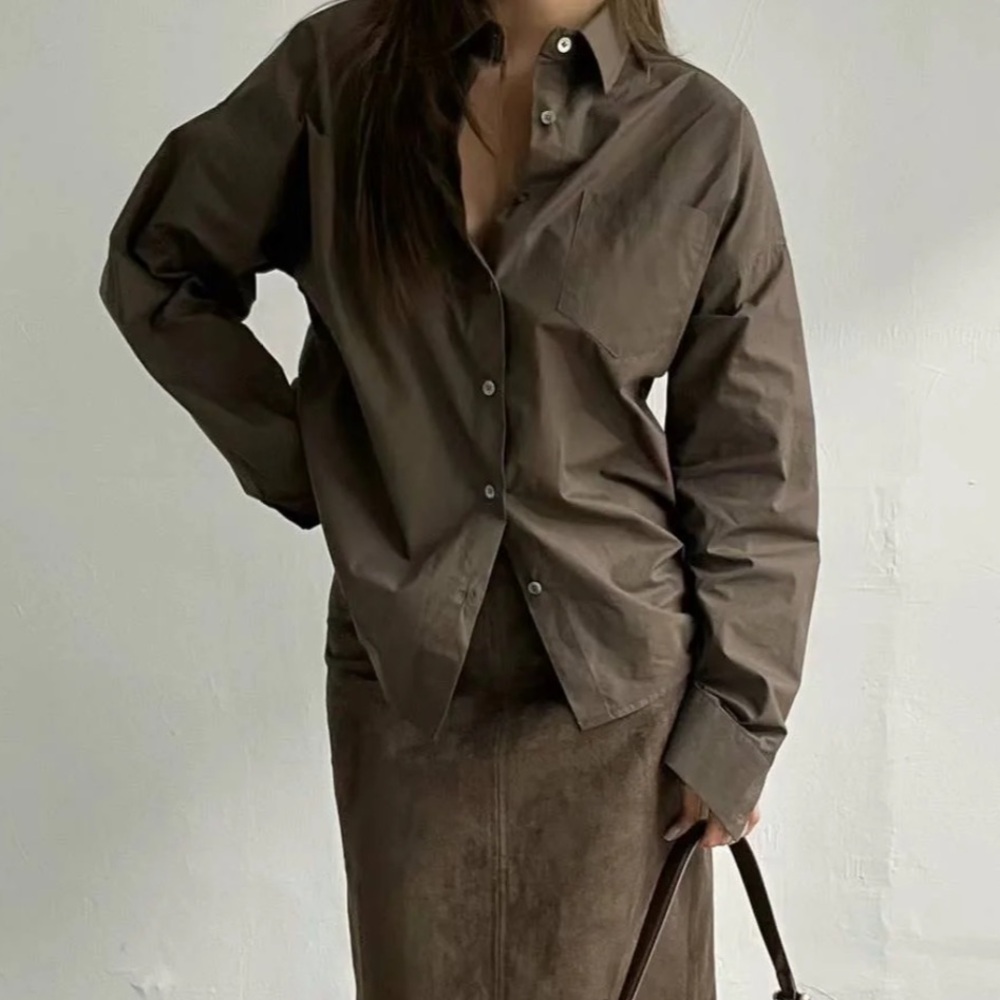 Marcela Amin Cotton Poplin Shirt Cotton